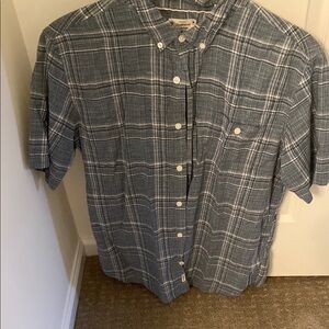Weatherproof Blue Casual Button Down Shirt